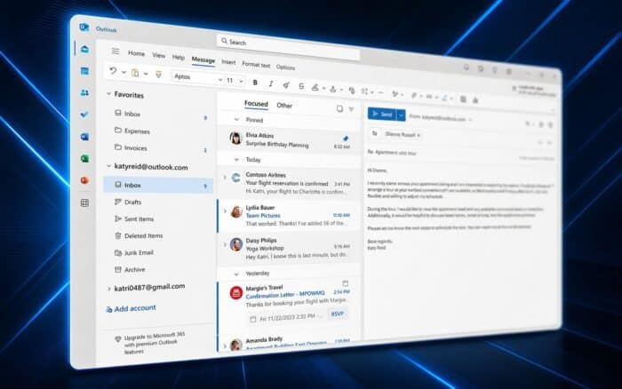 outlook reply old messages