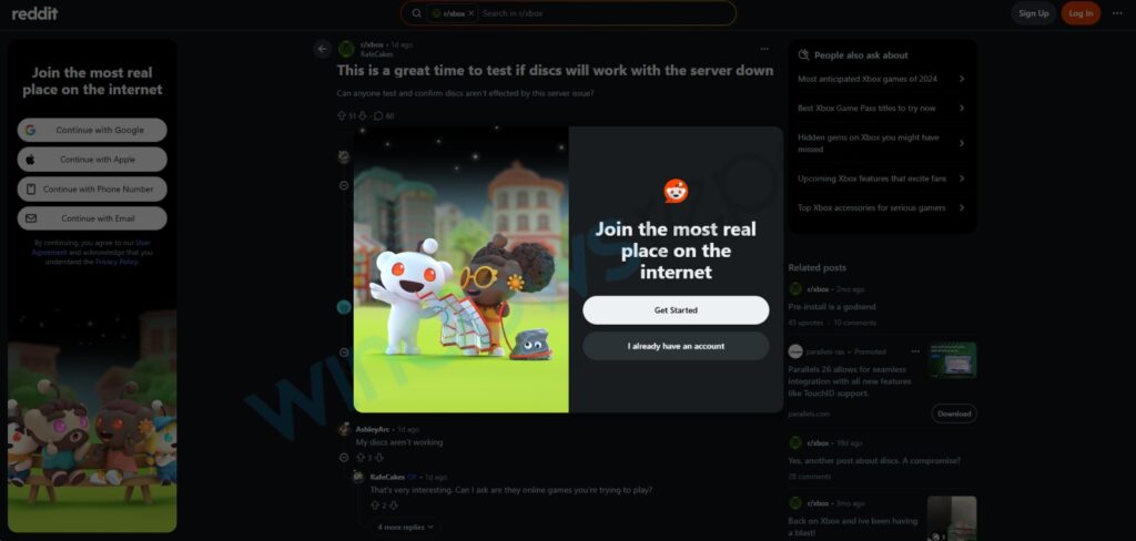 أبلغ مستخدمون بأن تجربة تصفح Reddit على سطح المكتب تقيدها نافذة تسجيل الدخول التي لا يمكن تجاوزها، مع إشارات إلى وجود اختبار على عينة من