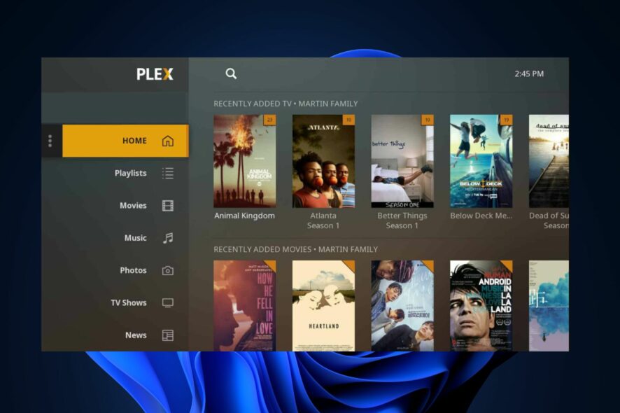 Plex App not working