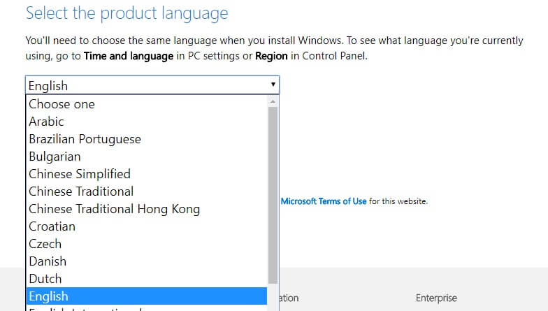 install windows 8.1 ISO english