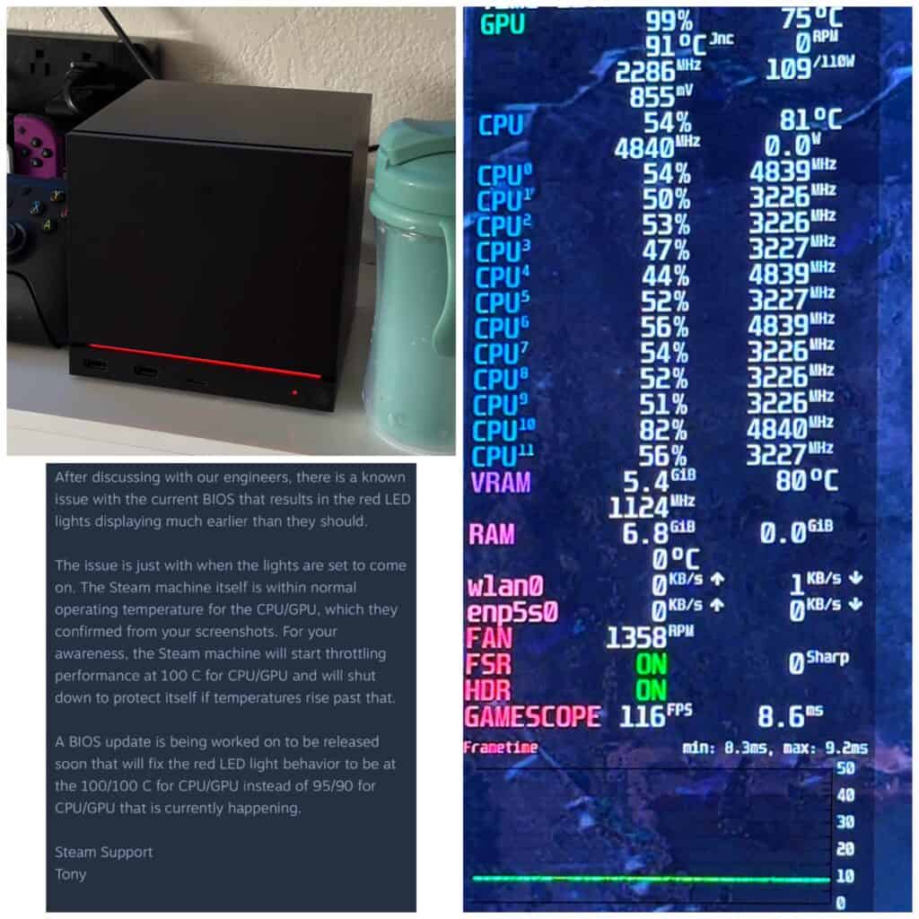 Valve يرفع عتبات الإنذار الأحمر في Steam Machine عبر تحديث BIOS