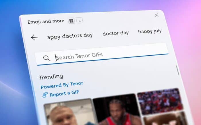 gif panel windows 11