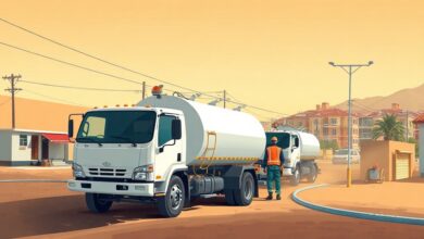 انكسار خط الكريمات يقطع ضخ المياه عن الغردقة ورأس غارب وتوجيه فرق الطوارئ لاستعادة الإمداد