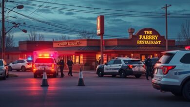 مقتل ثلاثة أشخاص وإصابة آخرين في حادث إطلاق نار قرب مطعم بتوين فولز، إيداهو