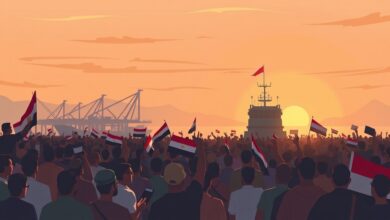 الغضب الشعبي يعلو أمام حادث ميناء دمياط