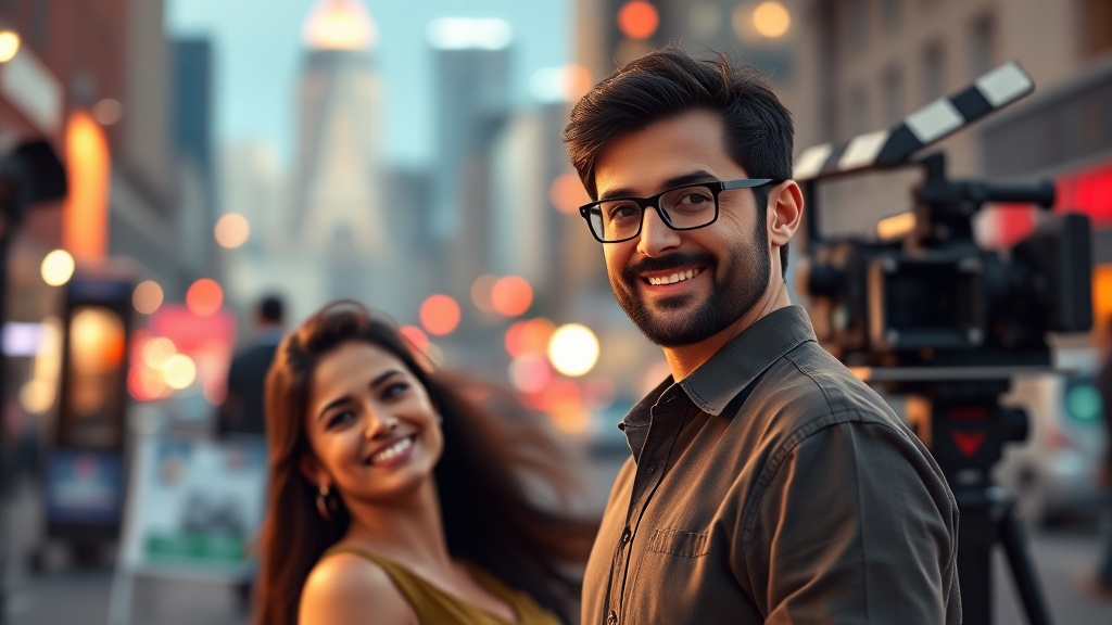 ملك زاهر تعبر عن فخرها بشريف الليثي وتؤكد دعمه لأول عمل سينمائي له