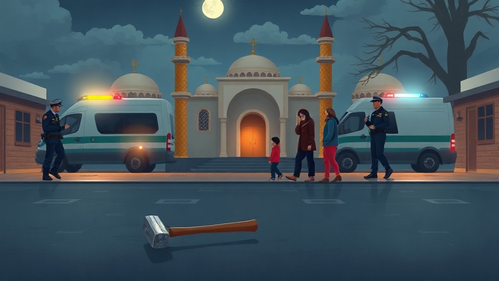 أب يعتدي على زوجته وأطفاله الثلاثة بالشاكوش في الدقهلية