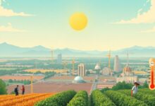 الموجة الحارة تستمر حتى الخميس 6 أغسطس وتصل ذروتها الإثنين مع قبة حرارية تهيمن على الأجواء